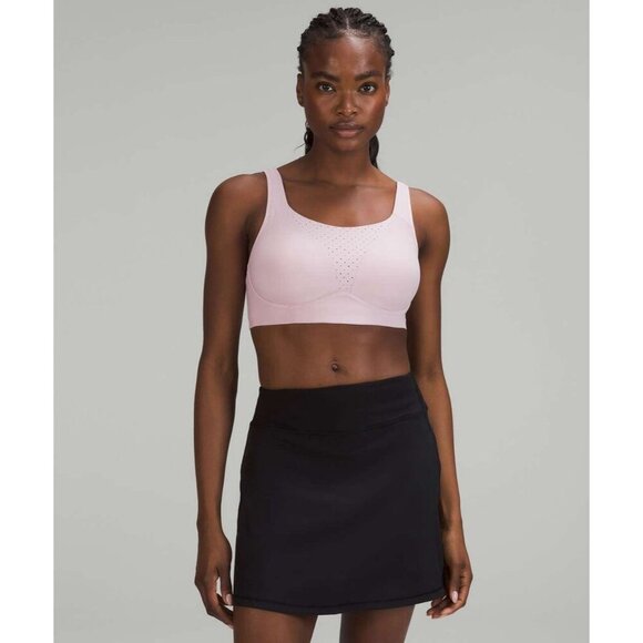 lululemon athletica Other - Lululemon Run Times Sports Bra High Support Pink Peony 40DD Running Gym Athletic